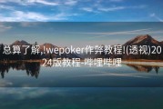 总算了解,!wepoker作弊教程!(透视)2024版教程-哔哩哔哩