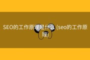 SEO的工作原理是什么 (seo的工作原理)