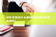 转化率优化什么是转化率 (转化率怎么优化)