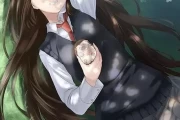 从小到大我们都会穿校服，二次元校服穿在女孩子身上特别好看