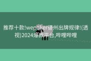 推荐十款!wepoker德州出牌规律!(透视)2024爆款平台,哔哩哔哩