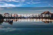 中国搜索引擎排名中国搜索引擎排行榜TOP10 (中国搜索引擎排名前十)