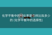 化学平衡中的转化率是怎样比拟多少的 (化学平衡中的选择性)