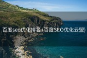 百度seo优化排名 (百度SEO优化云盟)