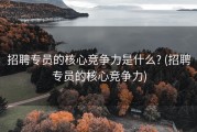 招聘专员的核心竞争力是什么? (招聘专员的核心竞争力)