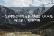 一分钟揭秘!微扑克私人局挂（原来是有挂的）-哔哩哔哩