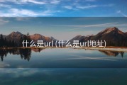 什么是url (什么是url地址)