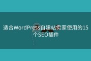适合WordPress自建站卖家使用的15个SEO插件