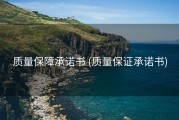 质量保障承诺书 (质量保证承诺书)