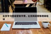 北京学习网络营销学费，北京网络营销初级培训