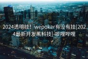 2024透明挂！wepoker有没有挂[2024最新开发黑科技]-哔哩哔哩