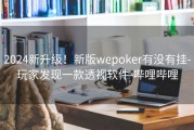 2024新升级！新版wepoker有没有挂-玩家发现一款透视软件-哔哩哔哩