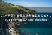 2024新版！微扑克德州作弊有没有！2024平台专用透视辅助-哔哩哔哩
