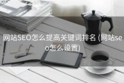 网站SEO怎么提高关键词排名 (网站seo怎么设置)