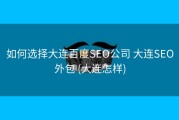 如何选择大连百度SEO公司 大连SEO外包 (大连怎样)