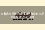 必看盘点揭秘!永州扯胡子有没有挂,原来有猫腻2024已更新