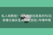 私人局教程！wpk透视挂是真的吗[玩家曝光确实是真的有透视]-哔哩哔哩