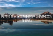 网站树立安保性如何保障 (网站树立安保理念)