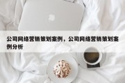 公司网络营销策划案例，公司网络营销策划案例分析