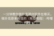 一分钟教你微扑克德州软件在哪买，微扑克原来有挂的（有挂教程）-哔哩哔哩