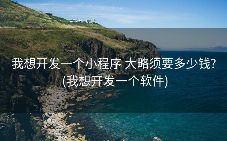 我想开发一个小程序 大略须要多少钱? (我想开发一个软件)