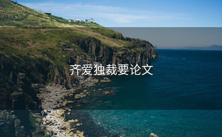 齐爱独裁要论文