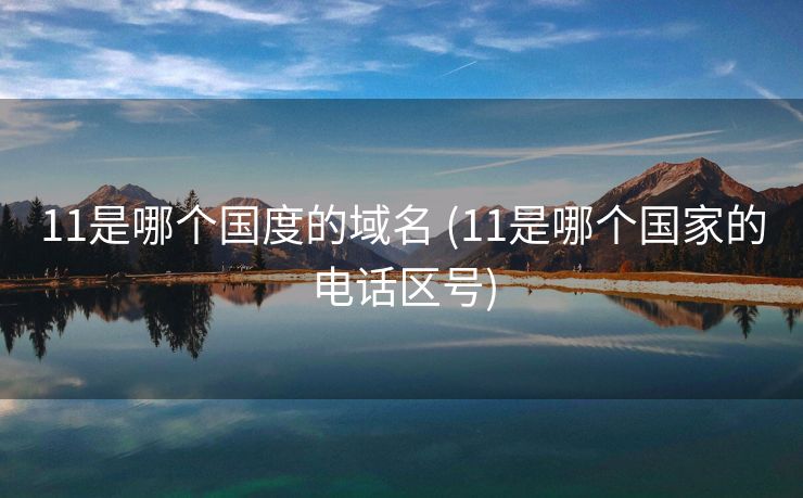 11是哪个国度的域名 (11是哪个国家的电话区号)