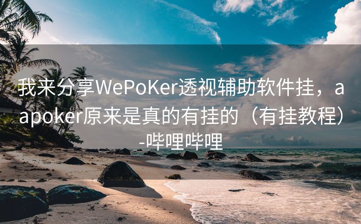 我来分享WePoKer透视辅助软件挂，aapoker原来是真的有挂的（有挂教程）-哔哩哔哩