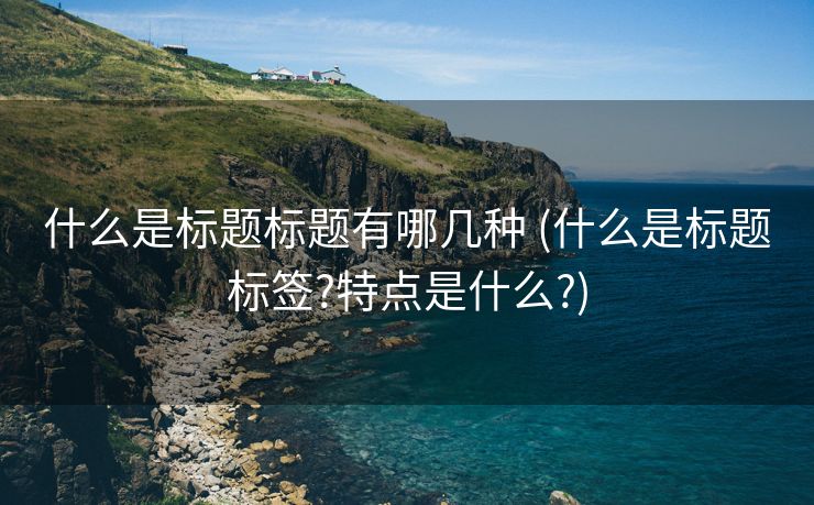 什么是标题标题有哪几种 (什么是标题标签?特点是什么?)