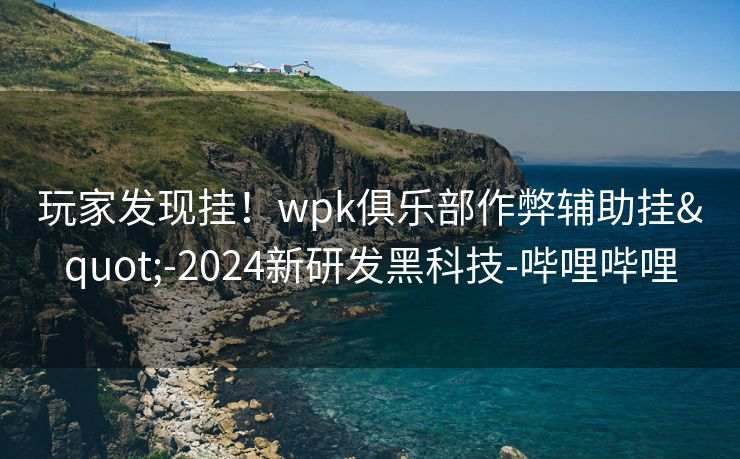 玩家发现挂！wpk俱乐部作弊辅助挂"-2024新研发黑科技-哔哩哔哩
