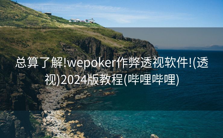 总算了解!wepoker作弊透视软件!(透视)2024版教程(哔哩哔哩)