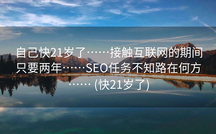 自己快21岁了……接触互联网的期间只要两年……SEO任务不知路在何方…… (快21岁了)