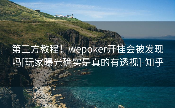 第三方教程！wepoker开挂会被发现吗[玩家曝光确实是真的有透视]-知乎