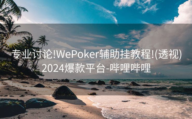 专业讨论!WePoker辅助挂教程!(透视)2024爆款平台-哔哩哔哩