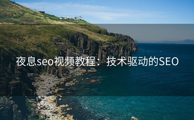 夜息seo视频教程：技术驱动的SEO