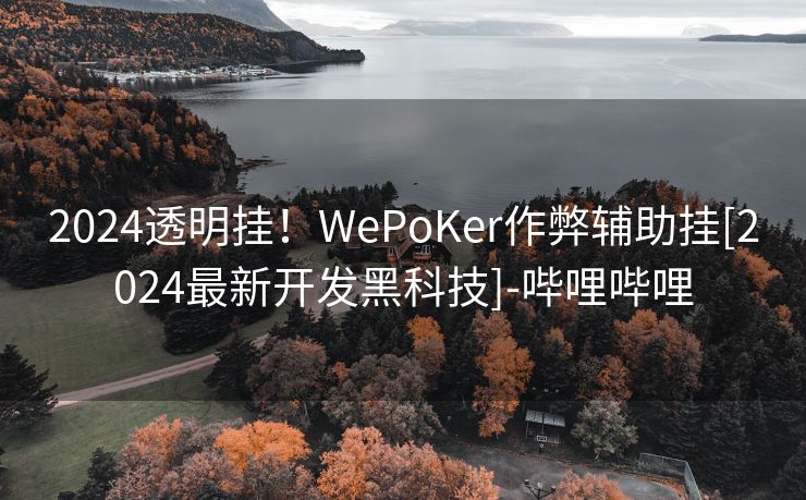 2024透明挂！WePoKer作弊辅助挂[2024最新开发黑科技]-哔哩哔哩