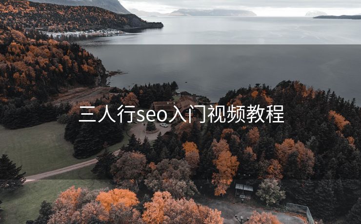三人行seo入门视频教程