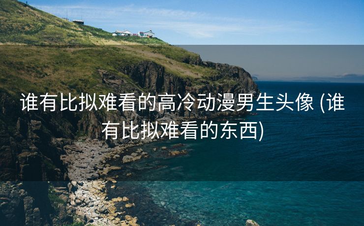 谁有比拟难看的高冷动漫男生头像 (谁有比拟难看的东西)