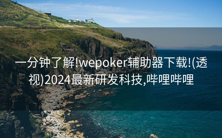 一分钟了解!wepoker辅助器下载!(透视)2024最新研发科技,哔哩哔哩