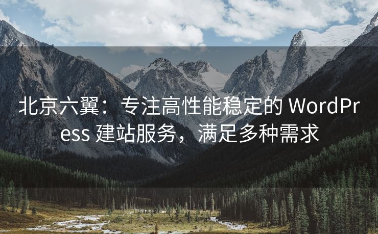 北京六翼：专注高性能稳定的 WordPress 建站服务，满足多种需求