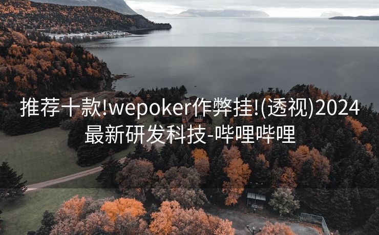 推荐十款!wepoker作弊挂!(透视)2024最新研发科技-哔哩哔哩