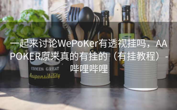 一起来讨论WePoKer有透视挂吗，AAPOKER原来真的有挂的（有挂教程）-哔哩哔哩