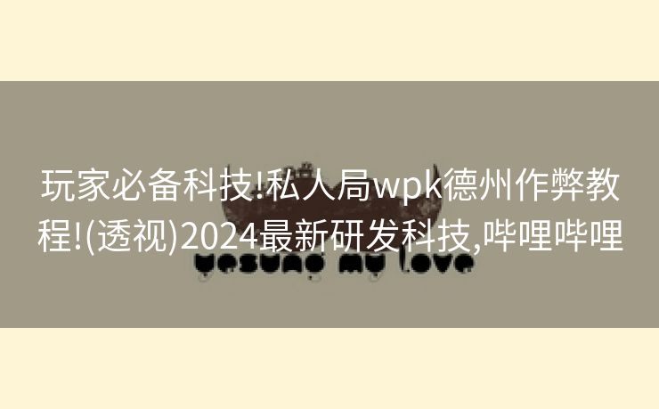玩家必备科技!私人局wpk德州作弊教程!(透视)2024最新研发科技,哔哩哔哩
