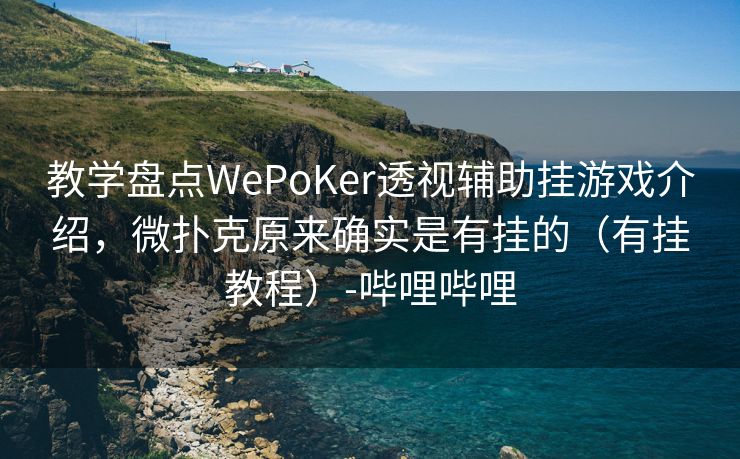 教学盘点WePoKer透视辅助挂游戏介绍，微扑克原来确实是有挂的（有挂教程）-哔哩哔哩