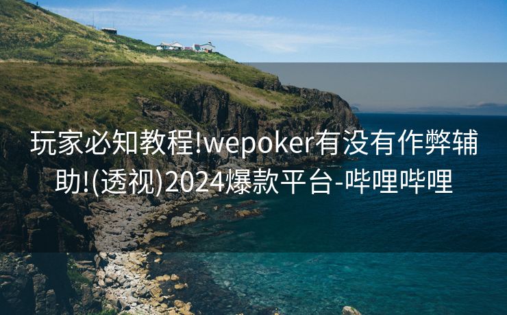 玩家必知教程!wepoker有没有作弊辅助!(透视)2024爆款平台-哔哩哔哩