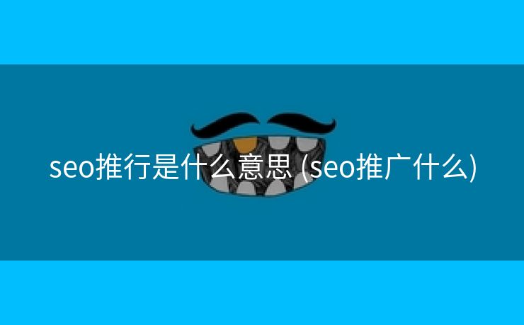 seo推行是什么意思 (seo推广什么)
