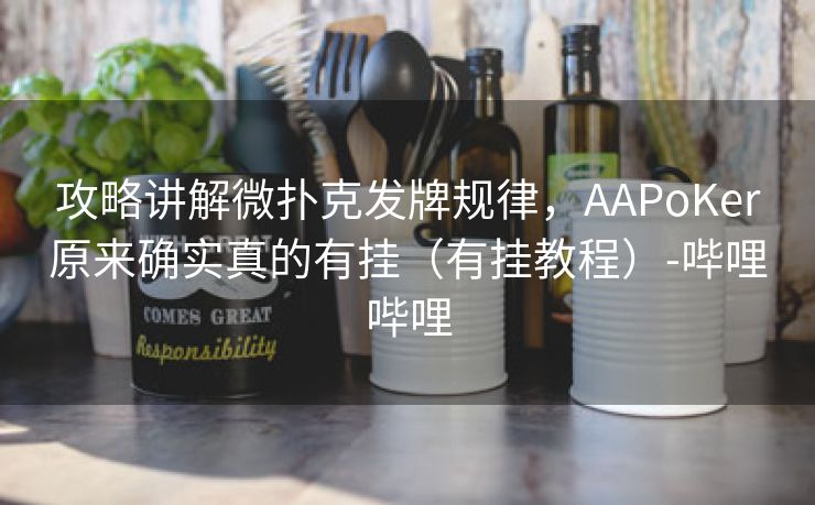 攻略讲解微扑克发牌规律,AAPoKer原来确实真的有挂(有挂教程)-哔哩哔哩 攻略讲解微扑克发牌规律,AAPoKer原来确实真的有挂(有挂教程)-哔哩哔哩