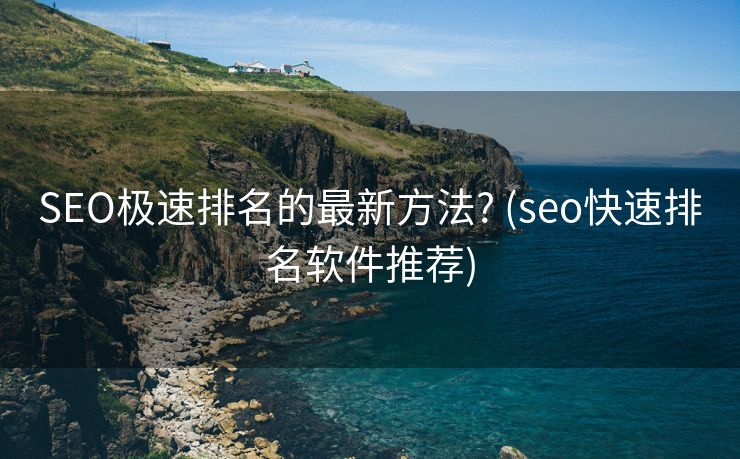 SEO极速排名的最新方法? (seo快速排名软件推荐)
