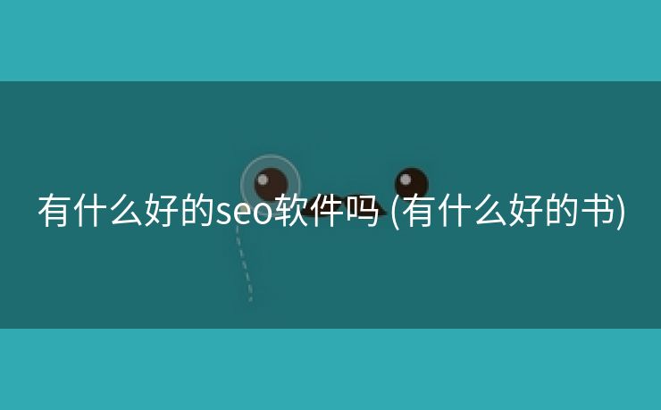 有什么好的seo软件吗 (有什么好的书)