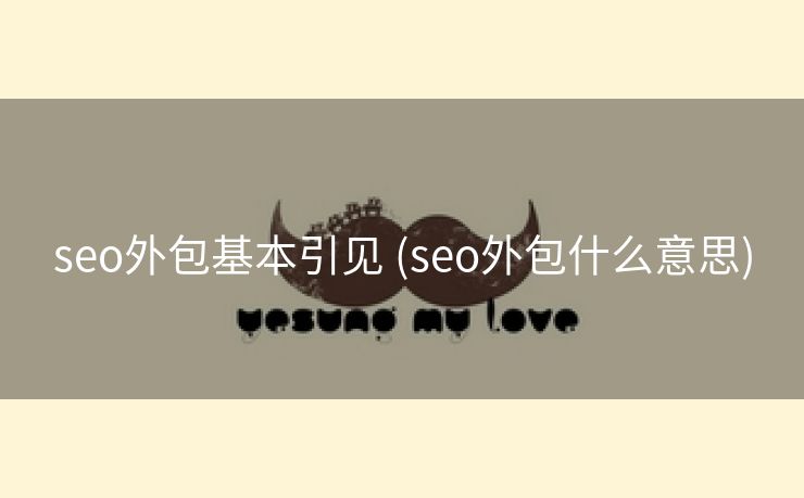 seo外包基本引见 (seo外包什么意思)